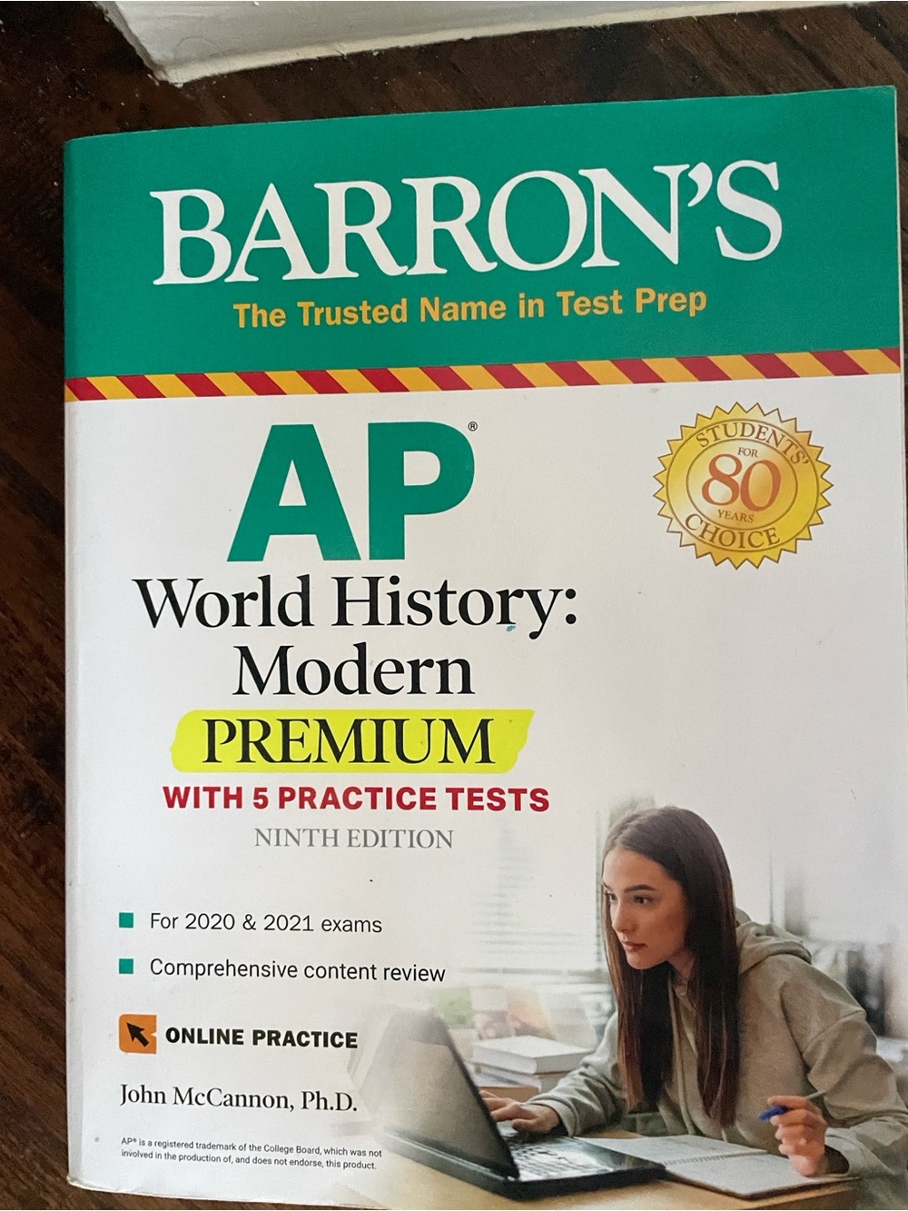 AP World History: Modern Premium Practice Tests - White/Green